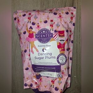 Scentsy Dancing Sugar Plums Bath Soak New Bag 2lbs